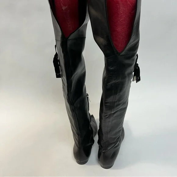 Dior Black Over the Knee Boots - Picture 12 of 16
